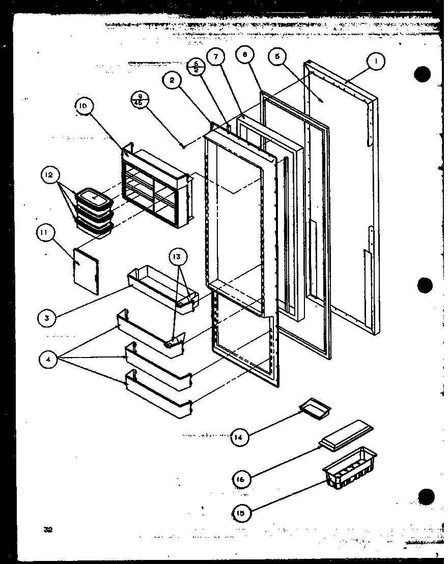 Amana SZI20K-P1102507W machine compartment (sbi20k/p1102509w) diagram