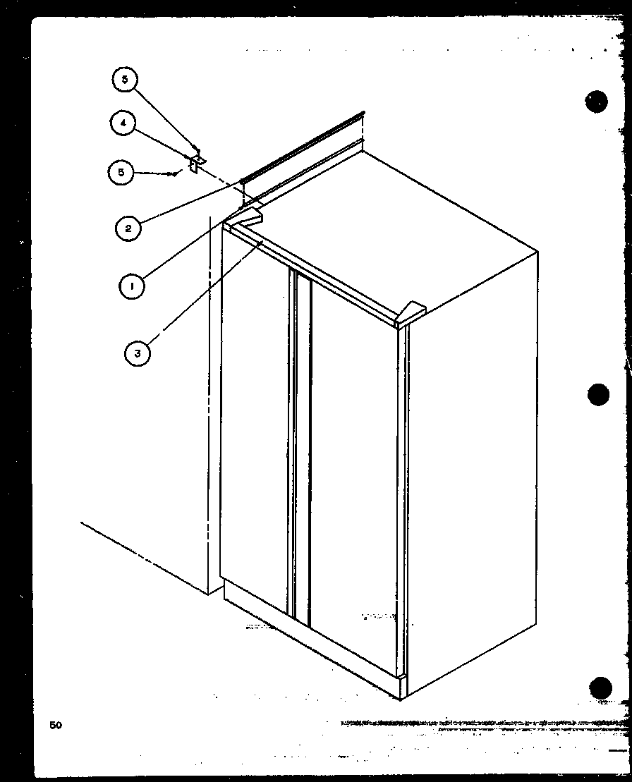 Amana SZI20K-P1102507W b18 trim kit assembly (sbi20k/p1102509w) diagram
