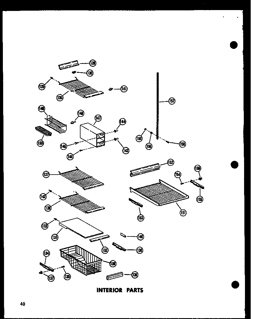 Amana SD22G-1-C-P60201-4WC interior parts diagram