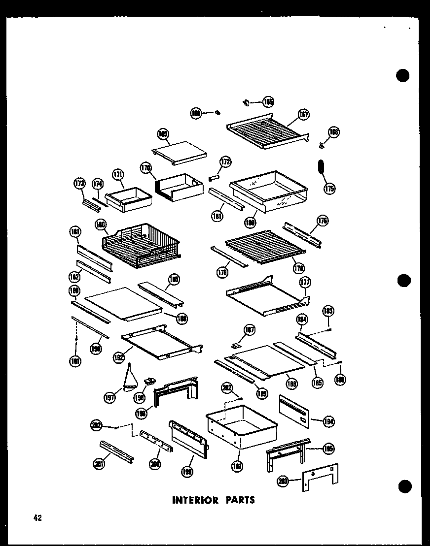 Amana SD22G-1-C-P60201-4WC interior parts diagram