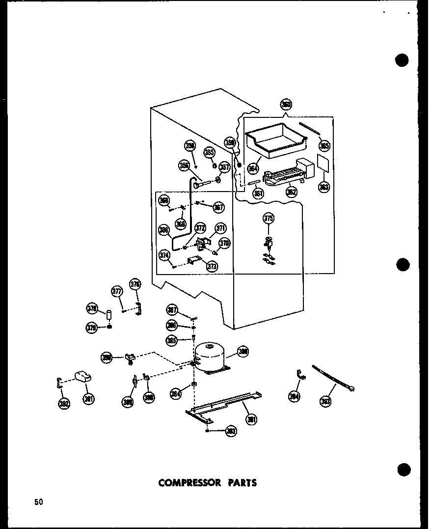 Amana SD22G-1-C-P60201-4WC compressor parts diagram