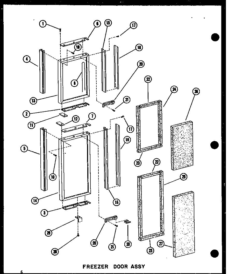 Amana SDI25N-1-AG-P60230-82WG freezer door assy (sdi25n-1/p60230-75w) (sdi25n-1-c/p60230-75wc) (sdi25n-1-ag/p60230-75wg) (sdi25n-1-a/p60230-75wa) (sdi25n-1/p60230-92w) (sdi25n-1-c/p60230-92wc) (sdi25n-1-ag/p60230-92wg) (sdi25n-1-a/p60230-92wa) (sdi25w/p60340-3w) (sdi25w-c/p60340-3wc) diagram