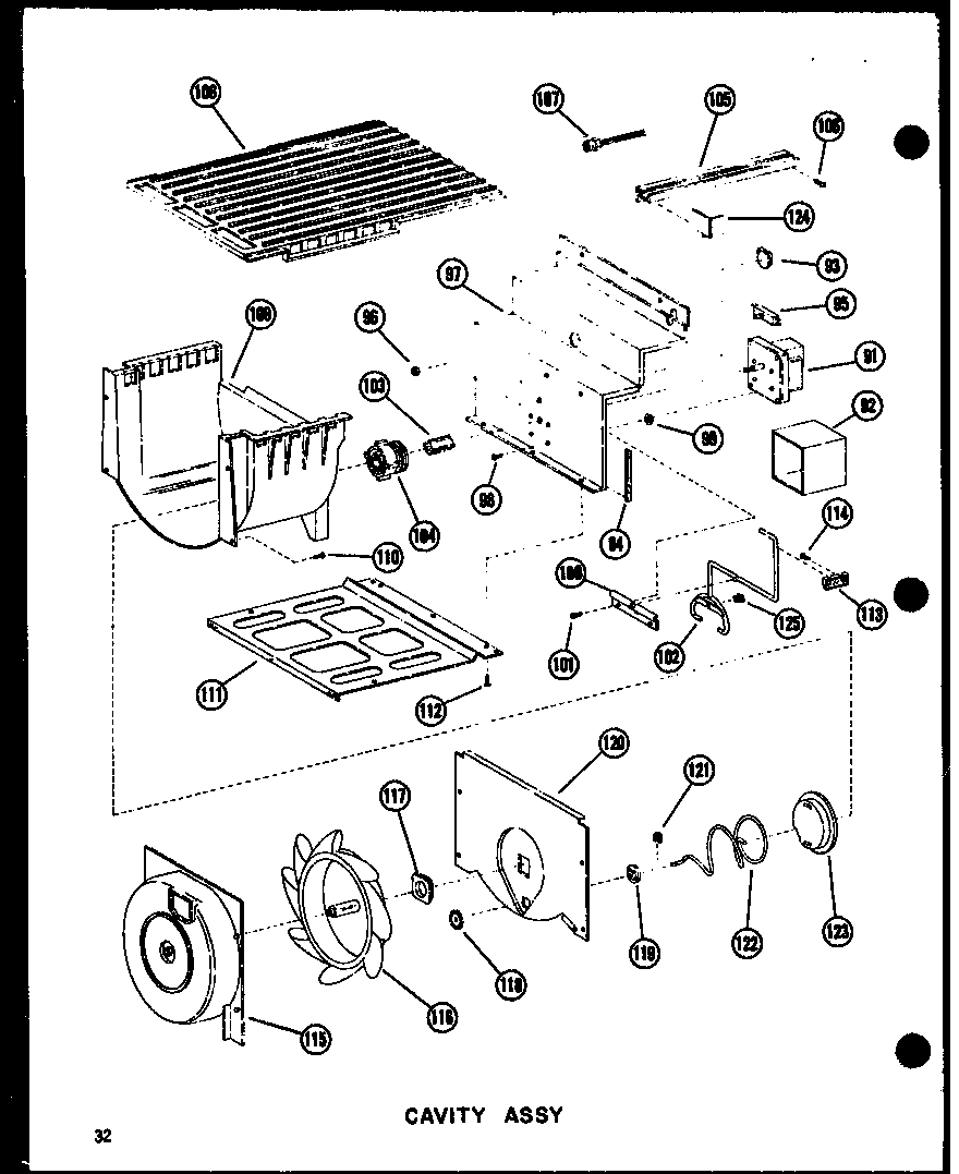 Amana SDI25N-1-AG-P60230-82WG cavity assy (sdi25n-1/p60230-75w) (sdi25n-1-c/p60230-75wc) (sdi25n-1-ag/p60230-75wg) (sdi25n-1-a/p60230-75wa) (sdi25n-1/p60230-92w) (sdi25n-1-c/p60230-92wc) (sdi25n-1-ag/p60230-92wg) (sdi25n-1-a/p60230-92wa) (sdi25w/p60340-3w) (sdi25w-c/p60340-3wc) (sdi25 diagram