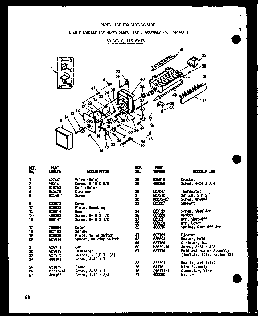 Amana SR19W-AG-P60350-34WG 8 cube compact ice maker (sr25w/p60350-27w) (sr25w-c/p60350-27wc) (sr25w-ag/p60350-27wg) (sr25w-a/p60350-27wa) (sd25w-c/p60350-28wc) (sd25w-a/p60350-28wa) (sd25w/p60350-28w) (sd25w-ag/p60350-28wg) (sr22w-c/p60350-30wc) (sr22w-a/p60350-30wa) (sr22w/p60350- diagram
