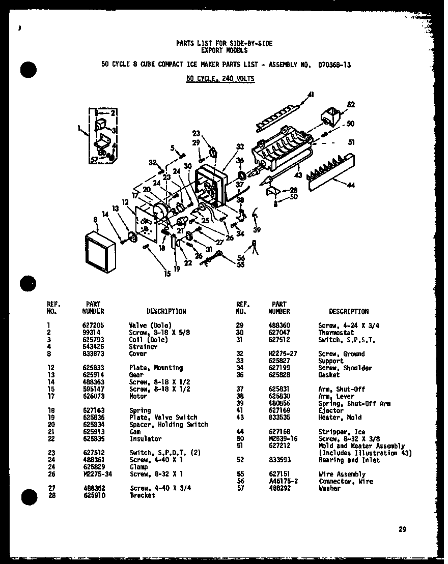 Amana SR19W-AG-P60350-34WG 50 cycle 8 cube compact ice maker (esr22n-c/p60350-33wc) (esr22n-a/p60350-33wa) (esr22n/p60350-33w) (esr22n-ag/p60350-33wg) (esr17n/p60350-38w) (esr17n-c/p60350-38wc) (esr17n-ag/p60350-38wg) (esr17n-a/p60350-38wa) diagram