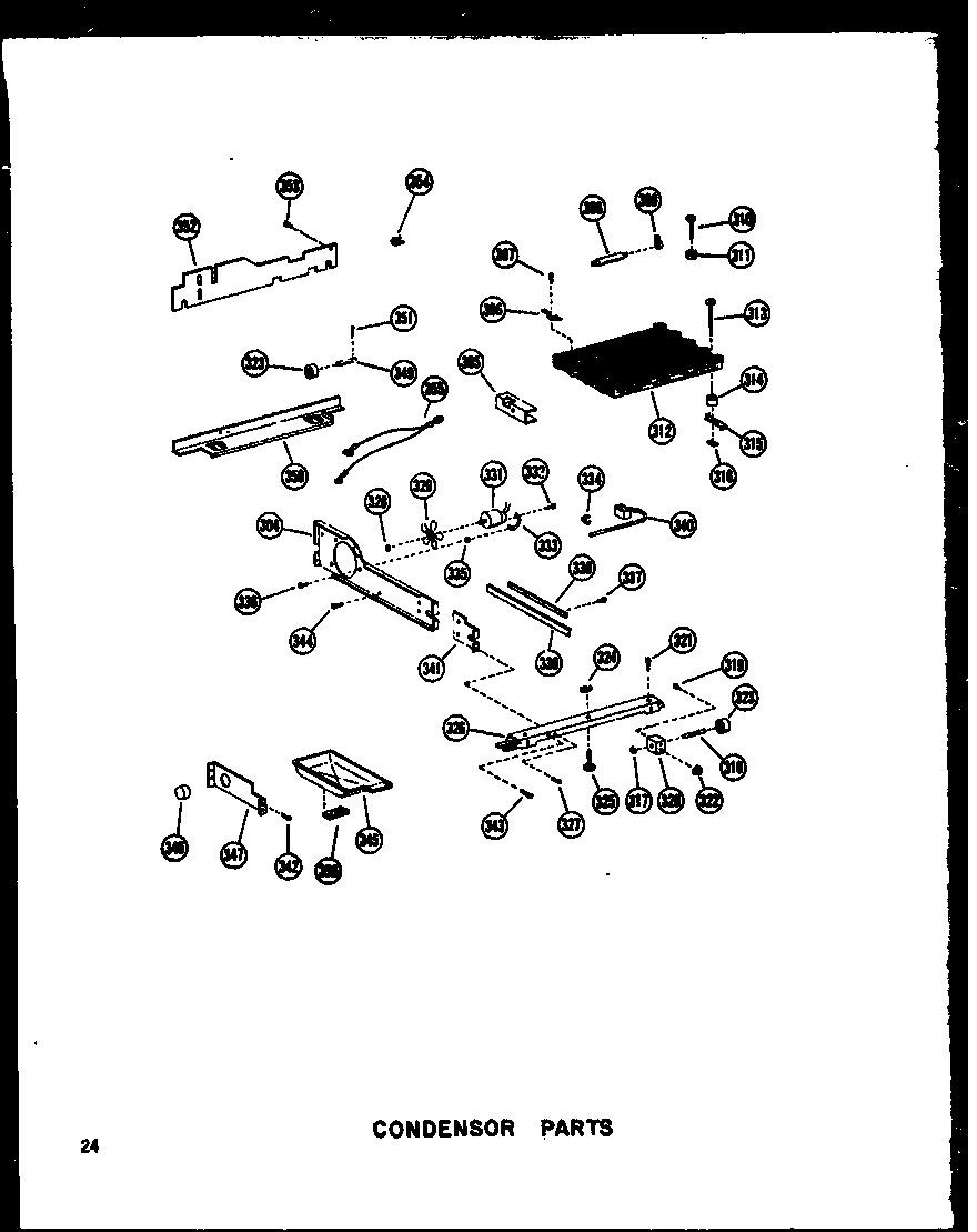 Amana SDI22A-AG-P60350-10WG condensor parts diagram