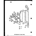 Amana SDI22E-P74870-6W refrigerator door parts diagram