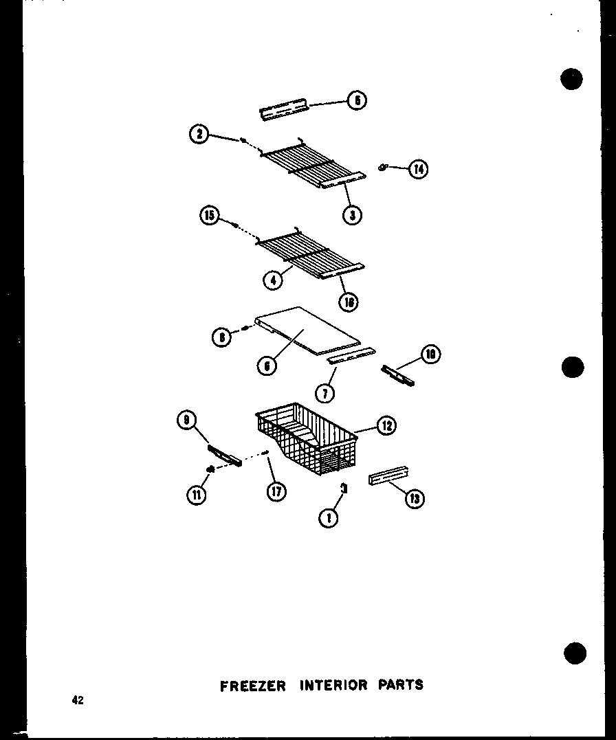 Amana SRI19C-G-P73900-5WG freezer interior parts (sri19c-g/p73900-5wg) (sri19c-a/p73900-5wa) (sri19c-c/p73900-5wc) (sri19c-l/p73900-5wl) (sri19c/p73900-5w) (sdi22c-c/p73900-6wc) (sdi22c/p73900-6w) (sdi22c-a/p73900-6wa) (sdi22c-l/p73900-6wl) (sdi22c-g/p73900-6wg) (sdi25c-c/p73900-7 diagram