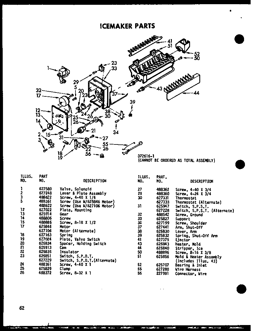 Amana SRI19C-G-P73900-5WG ice maker parts (csdi25c-c/p73320-52wc) (csdi25c-a/p73320-52wa) (csdi25c-g/p73320-52wg) (csdi25c/p73320-52w) (csdi25c-l/p73320-52wl) (csdi25c-c/p73900-8wc) (csdi25c-a/p73900-8wa) (csdi25c-g/p73900-8wg) (csdi25c/p73900-8w) (csdi25c-l/p73900-8wl) diagram