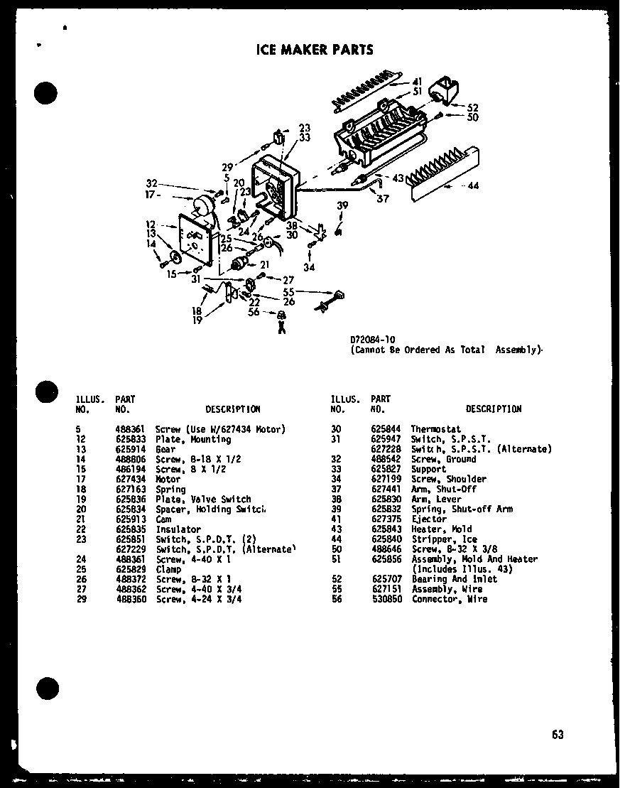 Amana SRI19C-G-P73900-5WG icemaker parts (sri19c-c/p73320-54wc) (sri19c-a/p73320-54wa) (sri19c-g/p73320-54wg) (sri19c/p73320-54w) (sri19c-l/p73320-54wl) (sdi22c-c/p73320-53wc) (sdi22c/p73320-53w) (sdi22c-a/p73320-53wa) (sdi22c-l/p73320-53wl) (sdi22c-g/p73320-53wg) (sdi25c-c/p73320 diagram