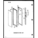 Amana SR25E-1-C-P74870-24WC refrigerator door assy diagram
