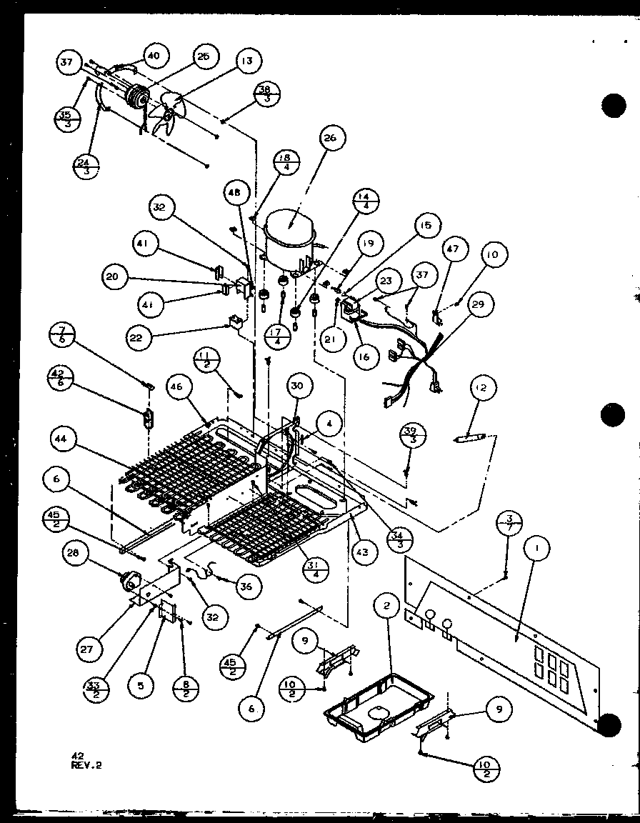 Amana IC4-P7808101W machine compartment (sc22j/p7870120w) (sc22j/p1104030w) diagram