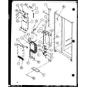 Amana SX25J-P1104025W freezer evaporator and air handling (sx22j/p7870118w) (sx22j/p1104029w) (sx25j/p7870105w) (sx25j/p1104025w) diagram