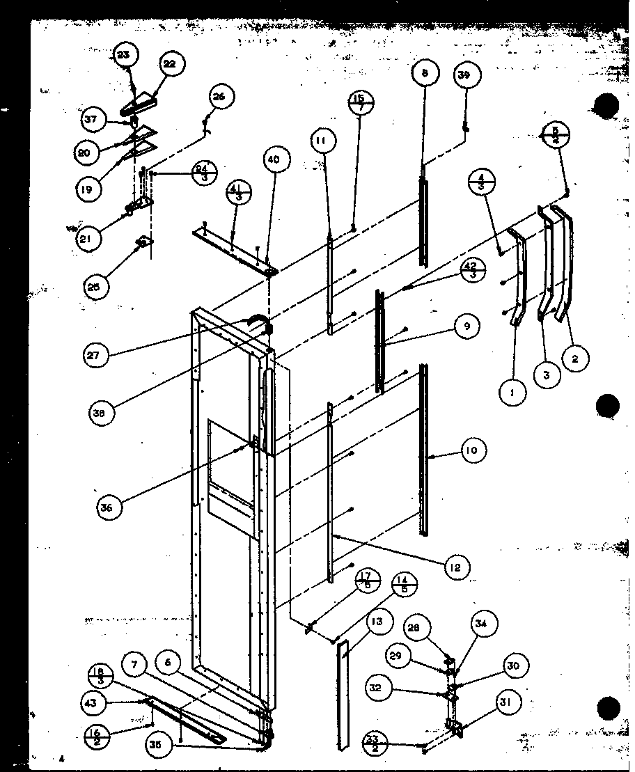 Amana 36508L-P1121708WL freezer diagram