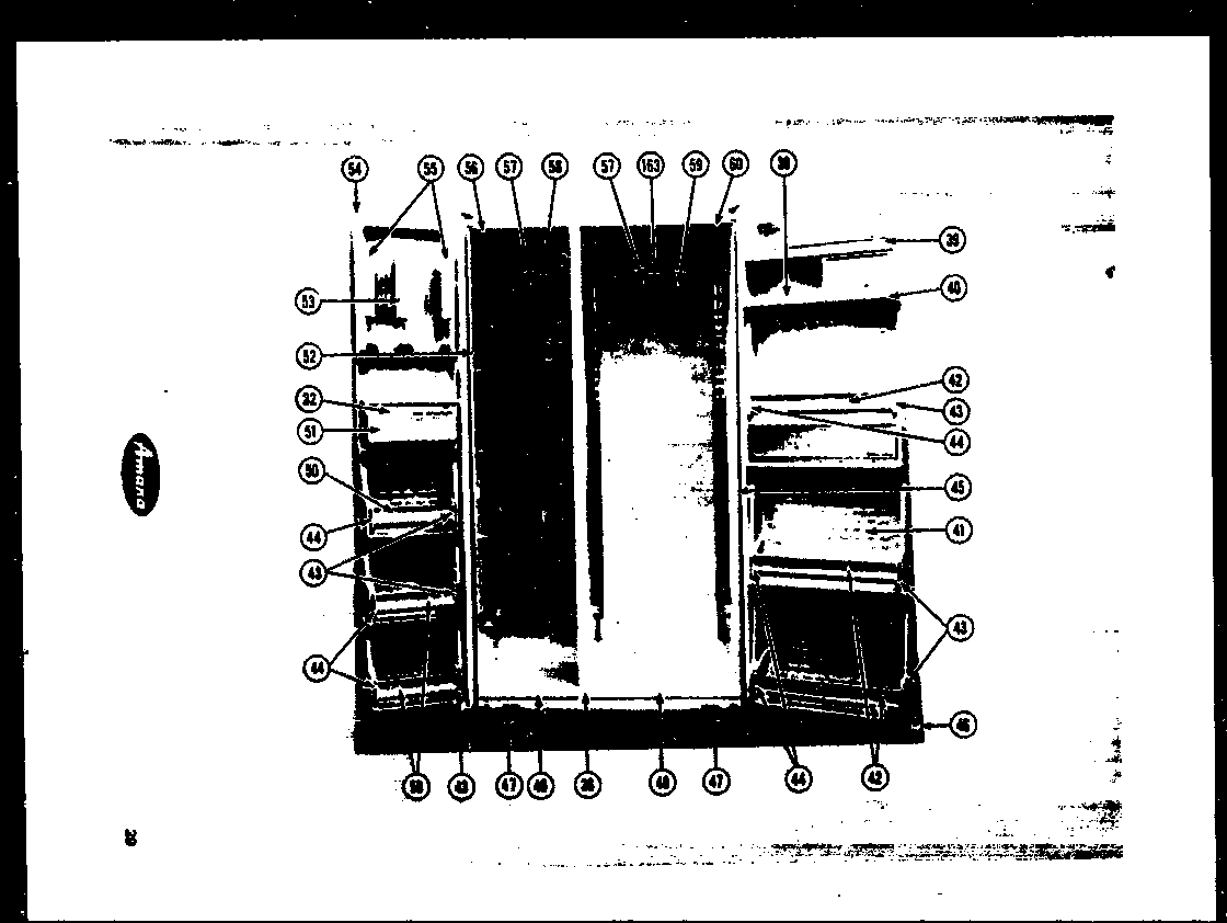 Amana SD-22 air damper control diagram