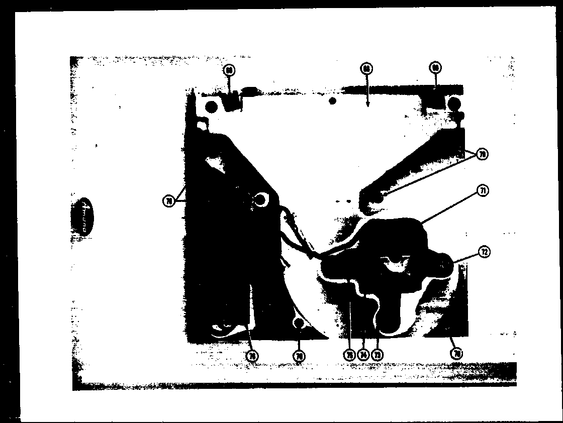 Amana SD-22 blower housing/motor blower diagram