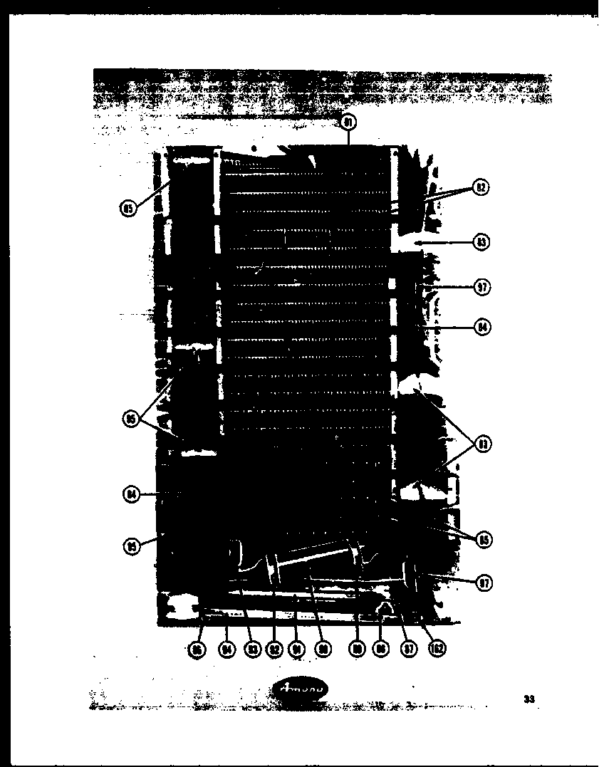 Amana SD-22 terminator/capillary diagram