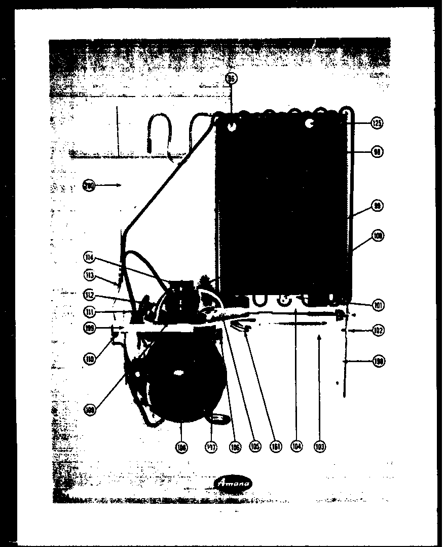 Amana SD-22 condenser diagram