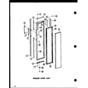 Amana SR17N-A-P60201-69WA freezer door assy diagram