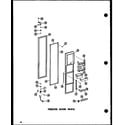 Amana SR17N-A-P60201-69WA freezer door parts diagram