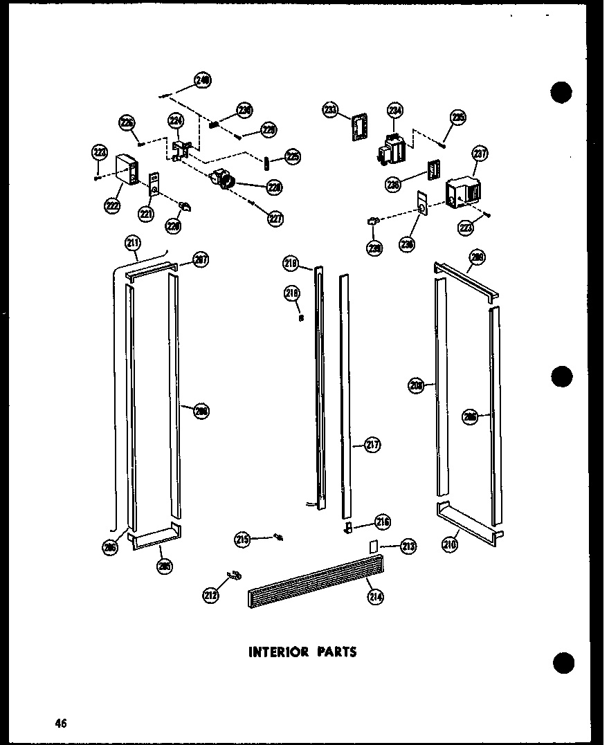 Amana SR17N-C-P60201-69WC interior parts diagram