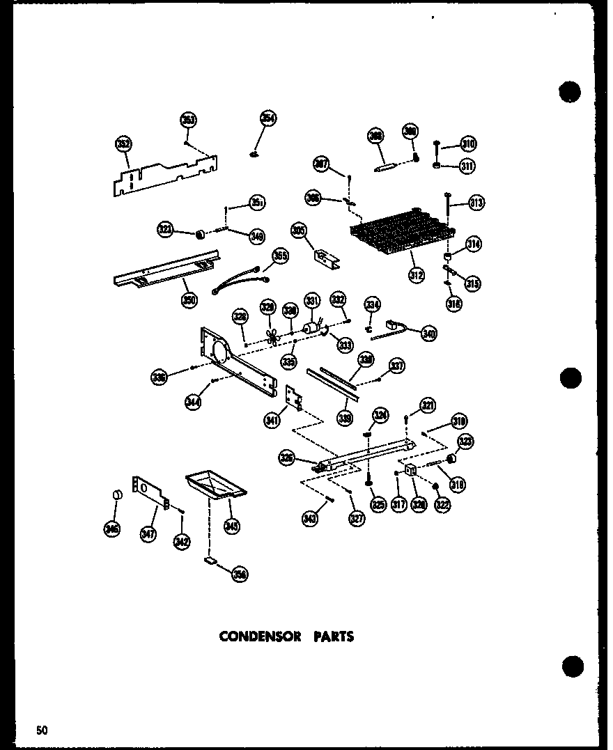 Amana SR17N-C-P60201-69WC condensor parts diagram