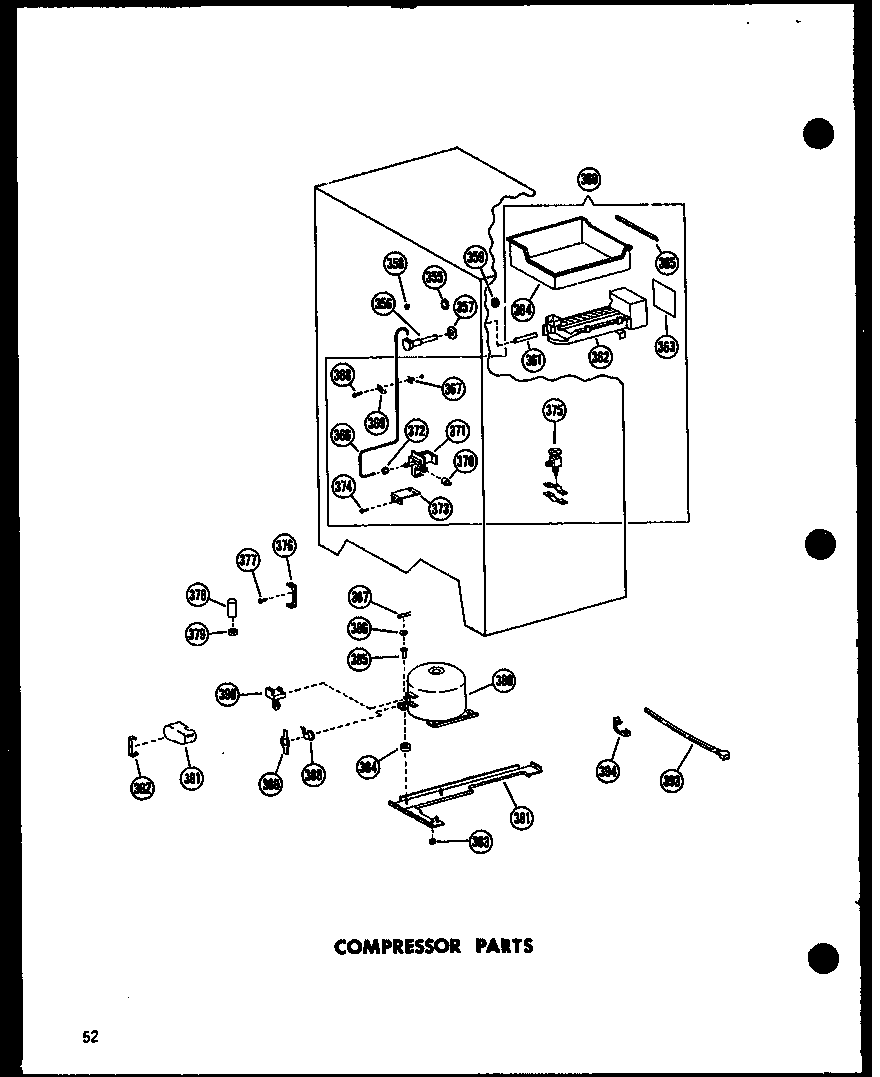 Amana SR17N-C-P60201-69WC compressor parts diagram