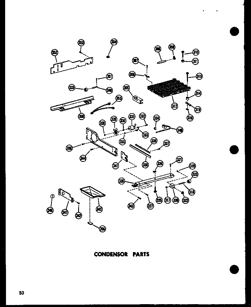 Amana SPN22N-AG-P60230-16WG condensor parts diagram