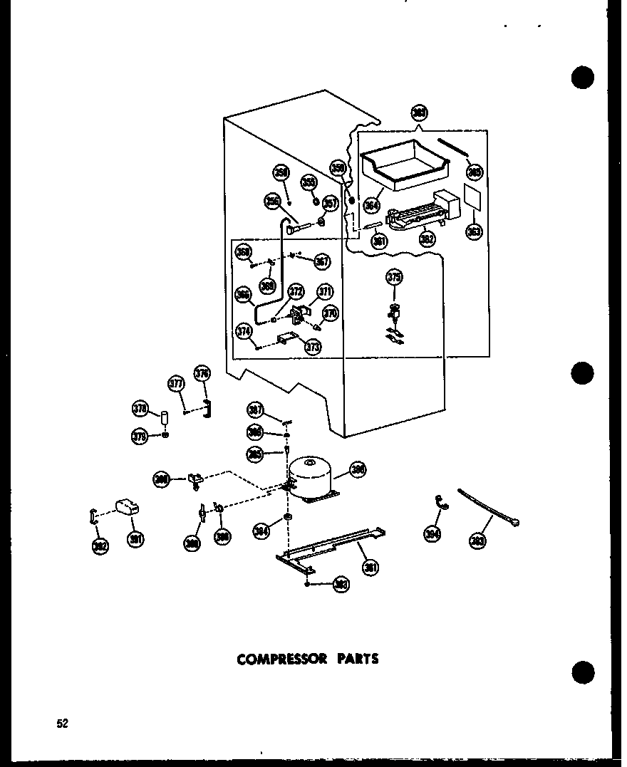 Amana SPN22N-AG-P60230-16WG compressor parts diagram