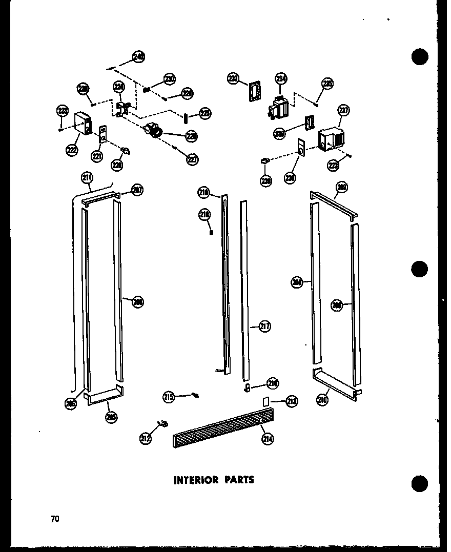 Amana SP17N-AG-P60230-50WG interior parts (esr17n/p60230-3w) (esr17n-ag/p60230-3wg) (esr17n-c/p60230-3wc) (esr17n-a/p60230-3wa) (esr22n-a/p60230-10wa) (esr22n-c/p60230-10wc) (esr22n-ag/p60230-10wg) (esr22n/p60230-10w) (sr25n-1-c/p60230-81wc) (sr25n-1-a/p60230-81wa) (sr25n-1/p60230- diagram