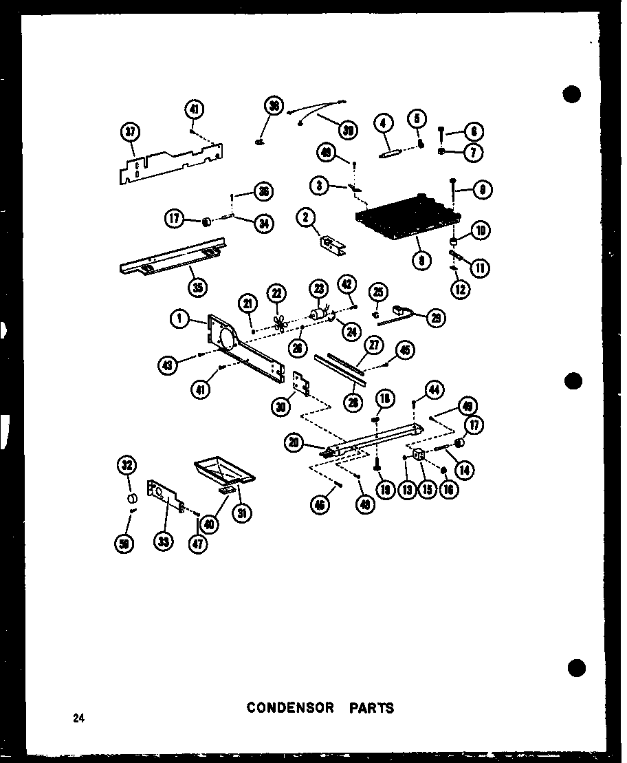 Amana SDI22B-P73320-44W condensor parts diagram