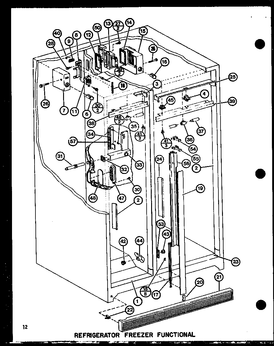 Amana SLI22F1-L-P7700009WL refrigerator freezer functional (sli22f1/p7700007w) (sli22f1-l/p7700007wl) (sli22f1/p7700009w) (sli22f1-l/p7700009wl) (sli22f1-l/p7700013wl) (sli22f1/p7700013w) diagram
