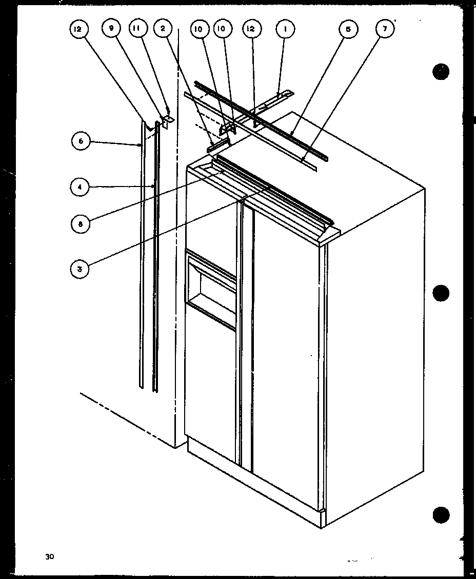 Amana SXPD20H-P7836029W bi7 trim kit (sbd20h/p7836031w) diagram