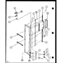 Amana SL22JB-P7870132W freezer door (sl22jb/p7870132w) (sl22jb/p1104031w) diagram