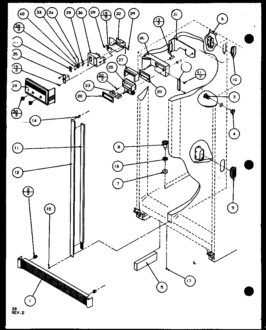 Amana SL22JB-P1104031W refrigerator (sl25j/p7870109w) (sl25j/p1104026w) diagram