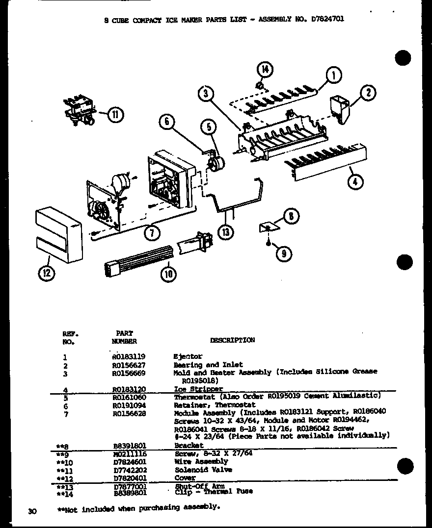 Amana SXD25JB-P7870107W 8 cube compact ice maker (sxd25j/p7870106w) (sxd25jb/p7870107w) (sxd25jp/p7870108w) (sxd22j/p7870119w) diagram