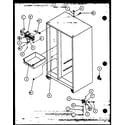 Amana 36071-P1115801W factory installed ice maker diagram