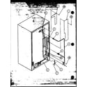 Amana 36071-P1115801W rollers and back unit diagram