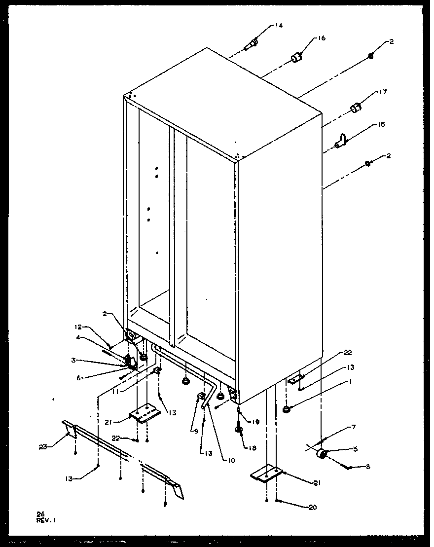 Amana SZ25NE-P1162702WE drain diagram