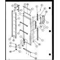 Amana 36088-P11108702W refrigerator door (36081/p1108701w) (36088/p1108702w) (36091/p1108703w) (36098/p1108704w) diagram