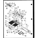 Amana 36088-P11108702W machine compartment (36081/p1108701w) (36088/p1108702w) (36091/p1108703w) (36098/p1108704w) diagram