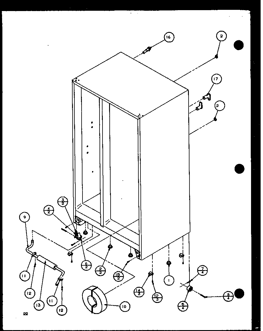 Amana 36081-P1108701W drain and rollers (36081/p1108701w) (36091/p1108703w) (36098/p1108704w) (36088/p11108702w) diagram