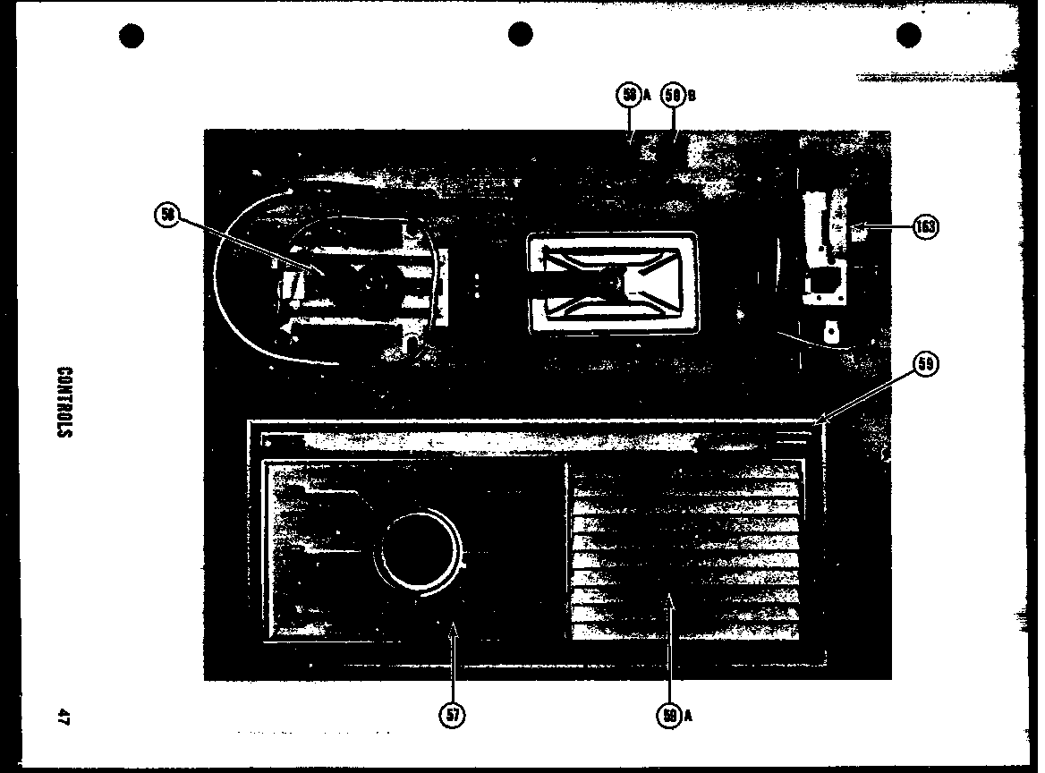 Amana SRI19D controls diagram