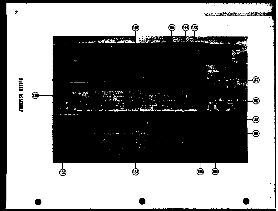 Amana SRI19E roller assembly diagram