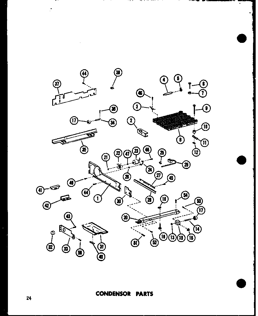 Amana SR22B-G-P73320-42WG condensor parts diagram