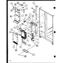 Amana SLD25J-P1116501W evaporator and air handling (sld25j/p1116501w) (sld25j/p1116502w) diagram