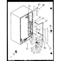 Amana SLD25J-P1116501W cabinet back (sld25jp/p1116505w) (sld25jp/p1116506w) diagram