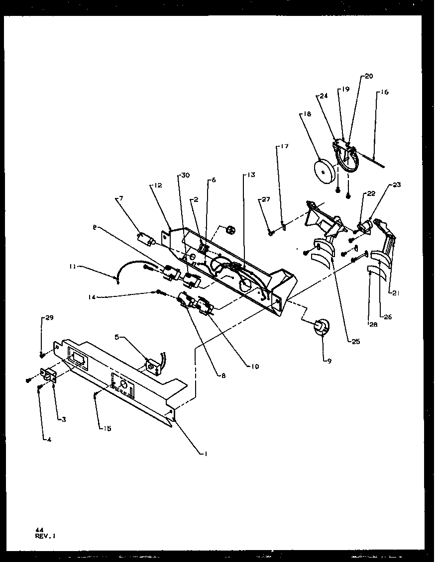 Amana SQD25NBE-P1162402WE ice and water cavity (sqd25nbe/p1162402we) diagram