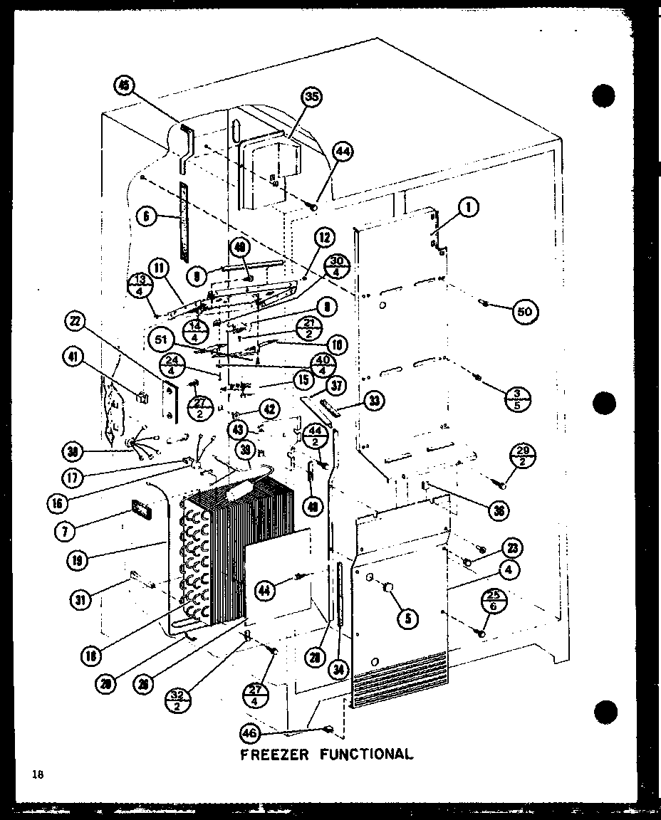 Amana 1999IW-P7731403W freezer functional diagram
