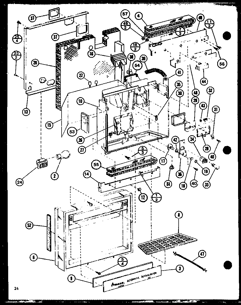 Amana 1999IW-P7731403W dispenser cavity diagram